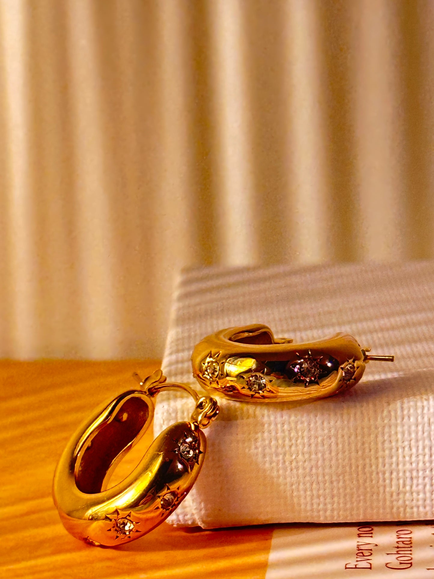 Star Studded Hoops Stellara