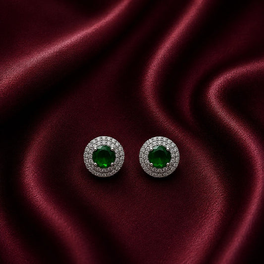 Cushion Halo Studs