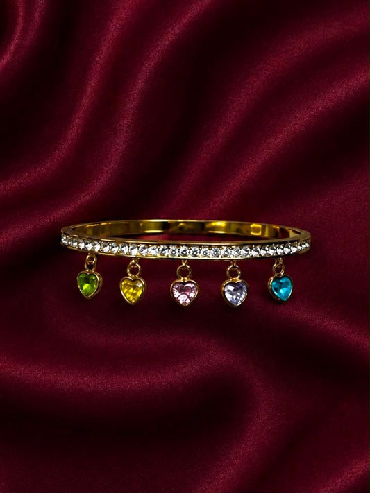 Prism Hearts Cuff