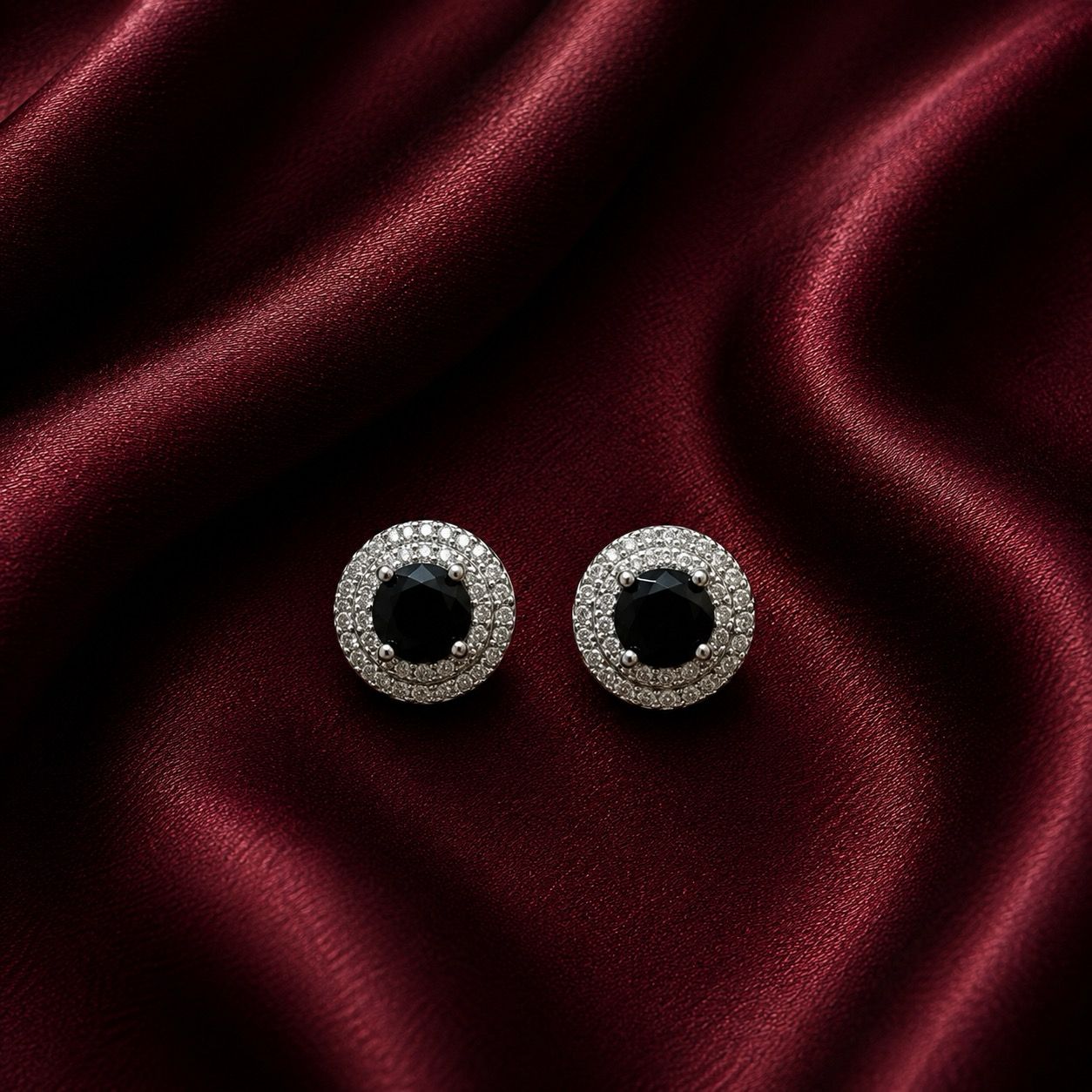 Cushion Halo Studs