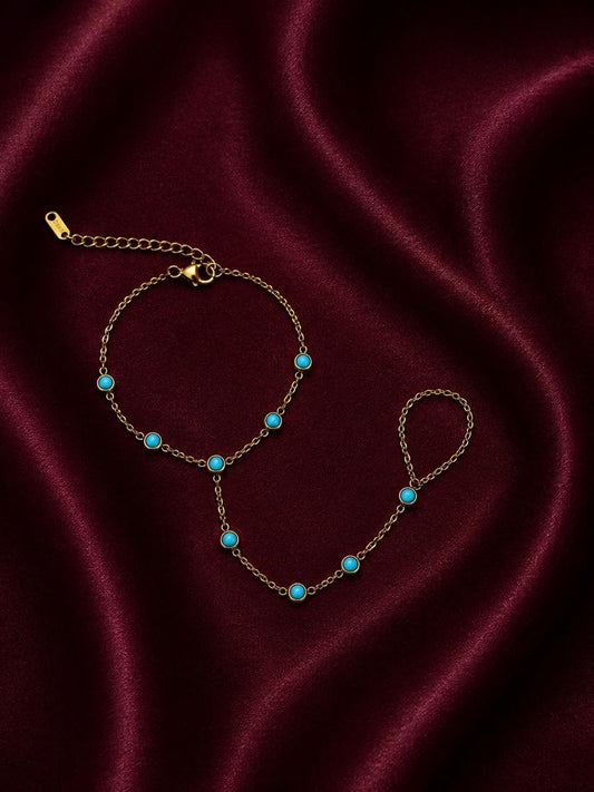 Ocean Gold Firoza Handchain