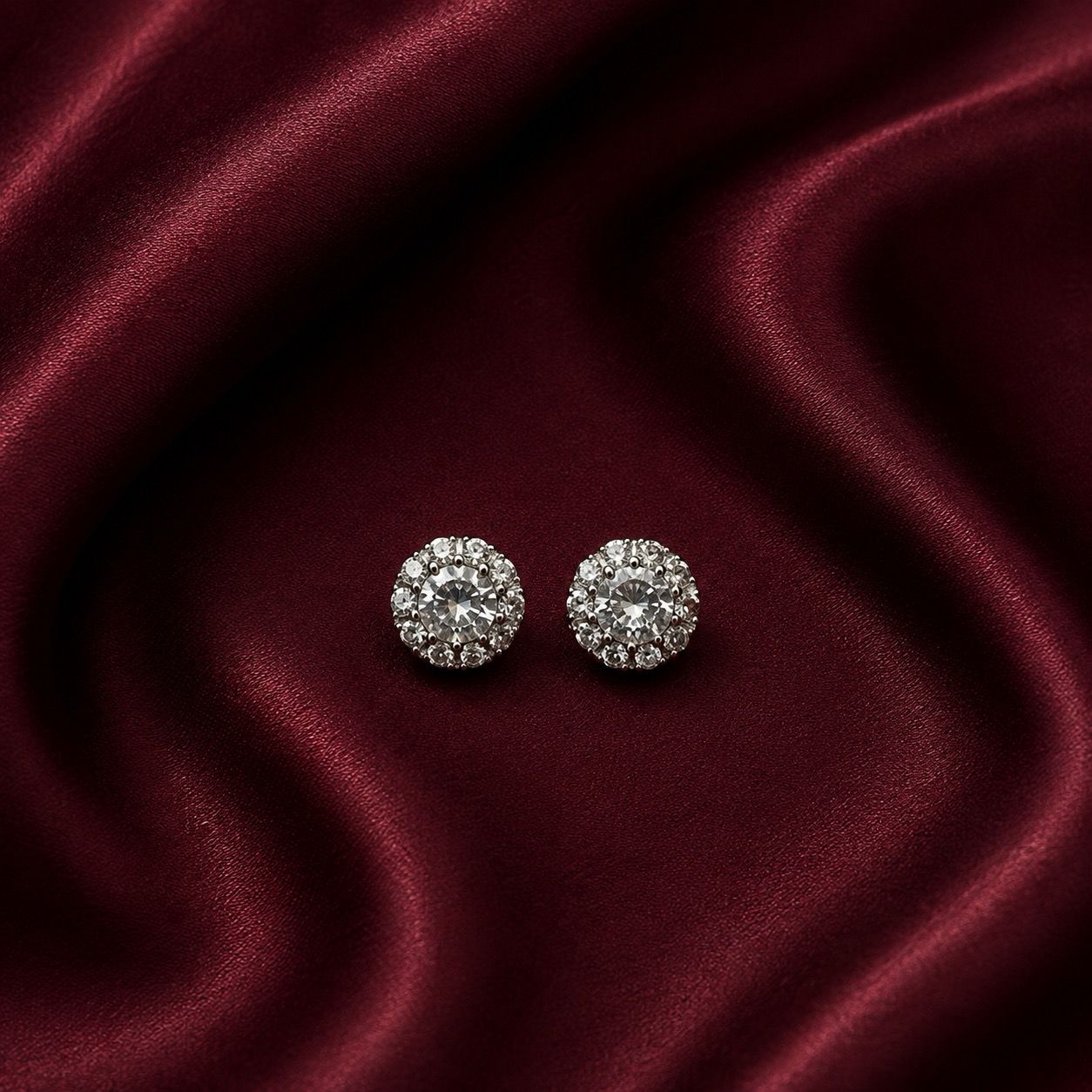 Frosted Halo Studs